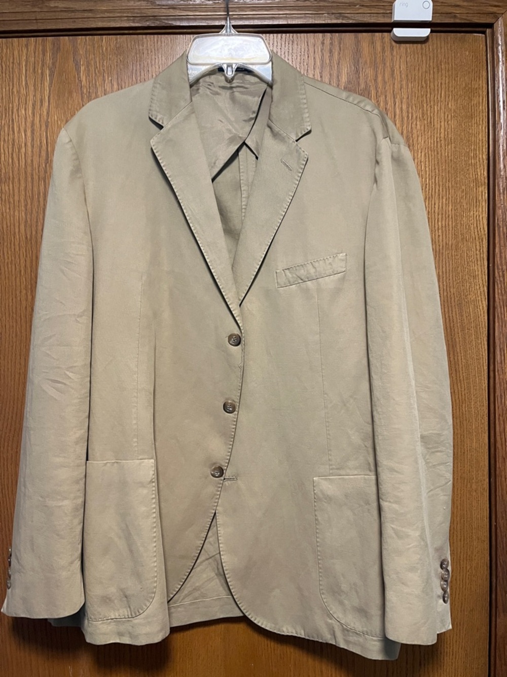 Polo by Ralph Lauren Light Tan Shirt Jacket Blazer